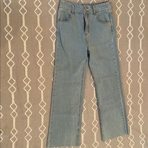 Kittenish Retro Girl High Waisted Denim Jeans